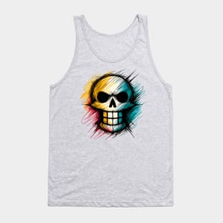 Rainbow Skull Tank Top